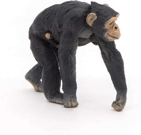 Papo Hand-Painted Chimpanzee and Baby Figurine - Wild Animal Kingdom Collectible for Children