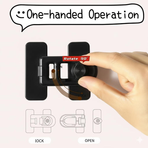 ROAESTKE 4 Pack Child Proof Cabinet Locks,Baby Proofing Locks for Cabinets, Oven, Freezer & More,Easy to Install, No