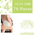 Nurture Diapers by BioBag, Size 4 (15-31 lbs), 78 Premium Quality, Eco Friendly, Hypoallergenic