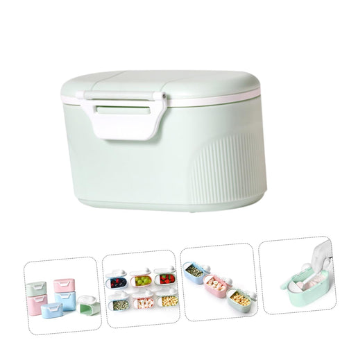 PERSELOSO Portable Formula Dispenser Box for Formula Leakproof Milk Powder Dispenser Food Containers