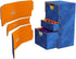 Gamegenic Stronghold 200+ XL Convertible Deck Box - Double-Sleeved Card Storage with Accessories Drawer, Blue/Orange