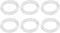 Fukaisu 6pcs O-Rings for Medela Harmony Manual Breast Pump, Rubber Gasket Replacement Parts