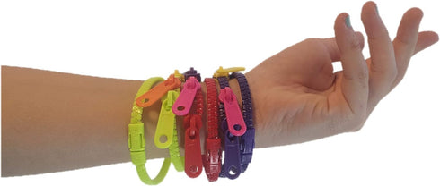 UpBrands Quiet Prizes for Kids Classroom, Double Tour Zipper Bracelets, School Rewards, Party Favors