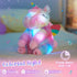 Girls,12'' Athoinsu Rainbow Musical Light up Unicorn Stuffed Animal Soft Furry Plush Toy with LED Night Lights
