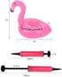 14 Pack Inflatable Flamingo Drink Holder, Pool Floats Cup Holder, Floating Coasters for Water Fun Party