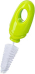 2 Pack: Nuby Bottle and Nipple Brush with Soft Bristles and Stand | Blue & Grey | Bottle & Nipple Accessory Cleaning