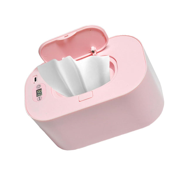 Domary Baby Wipe Warmer Large Capacity USB Powered Heating for Baby Diaper Changing (Adjustable Temperature)