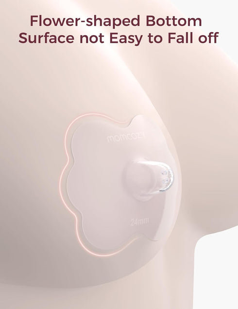 Momcozy (2, 24mm) Nipple Shields for Breastfeeding Newborn, Contact Nipple Shields Food-Grade Silicone