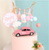 Berry President 1967 Classic Beetle Bug Vintage 1/32 Scale Diecast Pull Back Car Model Toy for Kids