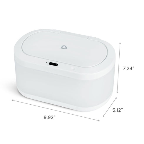 Munchkin Motion-Sensor Baby Wipe Warmer with Nightlight - White
