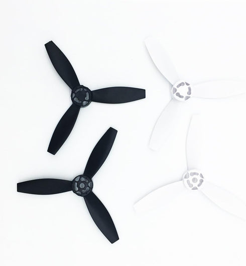 Anbee 4pcs Plastic Propellers for Parrot Bebop 2 Drone Quadcopter, Black & White