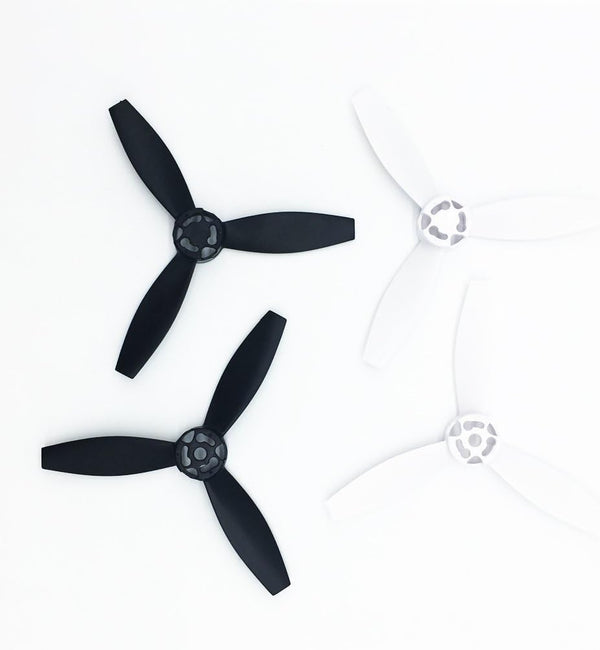 Anbee 4pcs Plastic Propellers for Parrot Bebop 2 Drone Quadcopter, Black & White