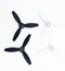 Anbee 4pcs Plastic Propellers for Parrot Bebop 2 Drone Quadcopter, Black & White