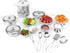Kids Kitchen Pretend Play Toys - 21pcs Cooking Pots and Pans Set, Small Stainless Steel Cookware Playset for Girls, Boys