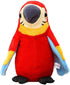 Talking Macaw Parrot Plush Toy - Repeat What You Say, Electronic Record Animated Bird for Kids, Boys, Girls Christmas