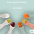 BEABA Set of 2 Silicone Pre-Spoons, Ultra-Soft for Babies 4-8 Months, Designed for Self Feeding, Baby Utensils