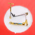 Mini Fingerboard Scooters Gold, Tiny Two Wheel Toys, Finger Scooter Fingertip Movement Skateboard for Play