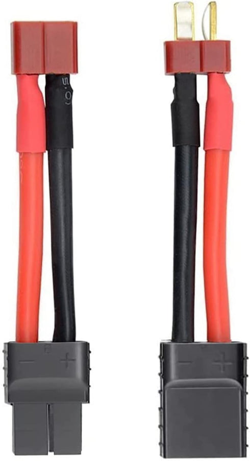 2pcs RC Lipo Battery Charger Conversion Cable Adapter, T Plug Male Female Connector for Various Models