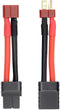 2pcs RC Lipo Battery Charger Conversion Cable Adapter, T Plug Male Female Connector for Various Models