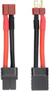 2pcs RC Lipo Battery Charger Conversion Cable Adapter, T Plug Male Female Connector for Various Models