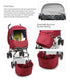 Navy Manito Melange Alpha Stroller Weather Shield