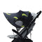 Universal Baby Stroller Sun Shade Cover, UV Protection, Adjustable Angle, Waterproof Cloth Canopy Cover