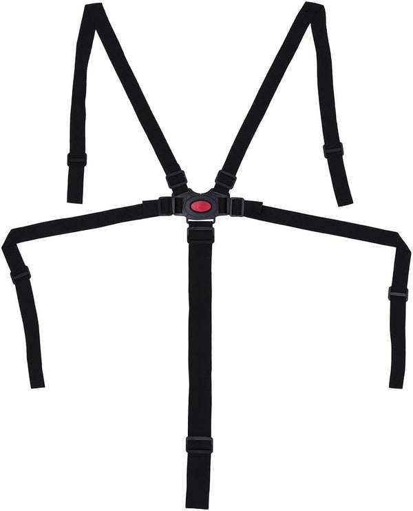 Baby Chair Safety Harness, Durable Adjustable 5 Point Belt for Stroller, Pushchair, High Chair Protection