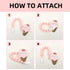 Set 3 Baby Food Grade Silicone Teether Toy with One Piece Design Pacifier Clip Holder,Teething Toys Gift for Months+