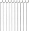 uxcell 1mm x 80mm (3.1 Inch) Steel Z Pull/Push Rods Parts for RC Airplane Boat Replacement (Pack of 10)