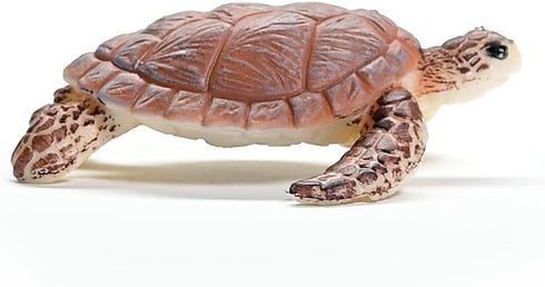 Schleich Wild Life New 2024 Wild Animal Toy, Hawksbill Sea Turtle Ocean Animal Figurine