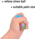 24 Pack Squeezable World Stress Balls - Mini Globe Earth Balls for Kids, Pressure Relieving (2.5" Inches)