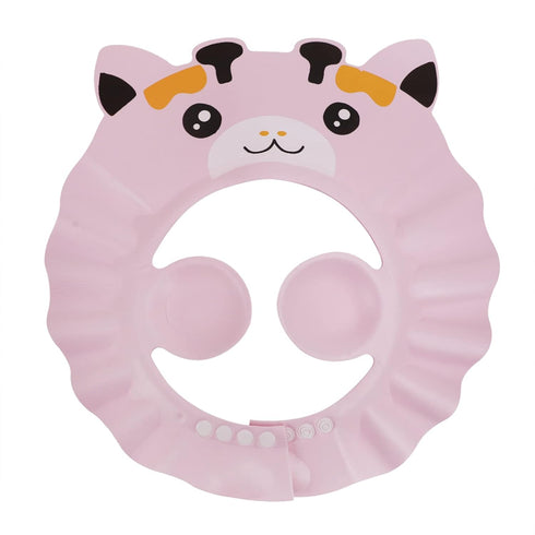 Baby Shower Cap Toddler Bath Hat - Adjustable Waterproof Shampoo Cap with Ear Protection for Infants, Kids
