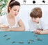 GEKELI Set 24 Metal Wire Puzzle of with Pouch,Brain Teaser IQ Test Disentanglemen Iron Link Unlock Interlock Game