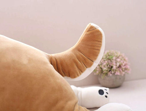 30'' Shiba Inu Plush Stuffed Animal, Giant Stuffed Animals for Anxiety, Big Shiba Inu Corgi Plush, Dog Plush Pillow