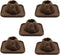 Toddmomy 5Pcs Volcano Science Kit, Volcano Eruption Toy, DIY Demonstration Model for Fairy Garden Decoration