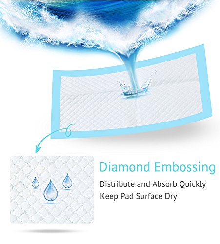 Buyockss 100 Count 13X18 Inch Baby Disposable Underpad Incontinence Changing Pad Baby Diapers Newborn Pads Soft