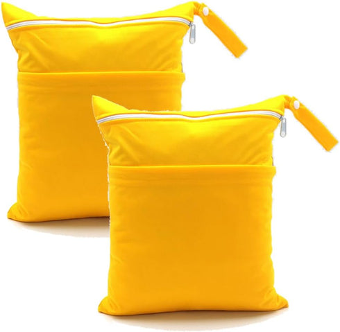 kkrrammii Wet Dry Bags 11.8 14.1 in 2 Pack Large Waterproof Diaper Bag