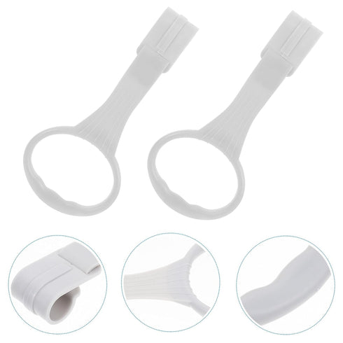 Totority 1 Pair Cot Playpen Items - Bed Crib Pull Rings Infant Stand Up Rings Safety Ring Child Accessories