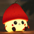 2 Strawberry Night Light, Cute Fruit Night Lamp for Kids Bedroom USB Rechargeable Lamps Brightness Levels, Nursery