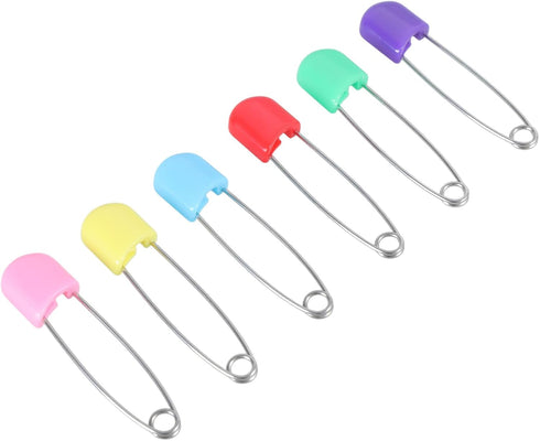 Xinsheinelry 12 Pcs Colors Locking Baby Cloth Nappy Diaper Craft Pins