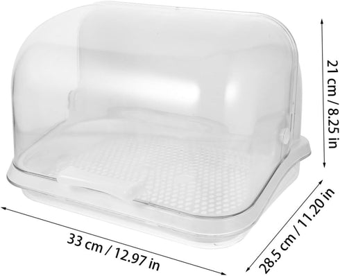 Sosoport Bottle Storage Organizer Multi-Functional Draining Box for Supplies Easy Clean Durable Design for Milk Bottles