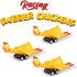 Mcphee Archie Racing Rubber Chickens - 3 Piece Set