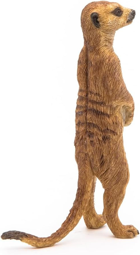 Papo Hand-Painted Wild Animal Kingdom Standing Meerkat Figurine 50206, Collectible for Ages 3+