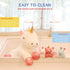 5 Pieces Unicorn Toys for Girls, 1 Mommy Unicorn with 4 Babies, Soft Plush Unicorn Gifts for Kids 3-9 Years