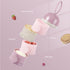 Manwetye 2 4-Layer PCS Baby Milk Powder Dispenser, Stackable Formula Container for Travel, Portable Snack Storage Box
