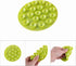 Children's Tableware Sucker Baby Kids Magic Suction Mat, Portable Double-Sided Anti-Slip Plate Bowl Cutlery (Green)