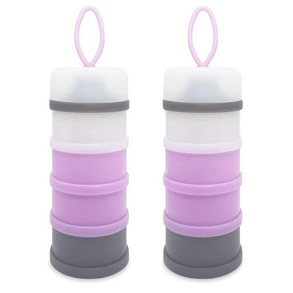 LADISO Baby Formula Dispenser, Portable Milk Powder Dispenser Container, Baby Feeding Travel Storage
