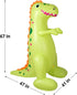 Float Joy Sprinkler for Kids, Inflatable 5.5ft Giant Dinosaur T-REX Water Toy for Pool Party Decorations