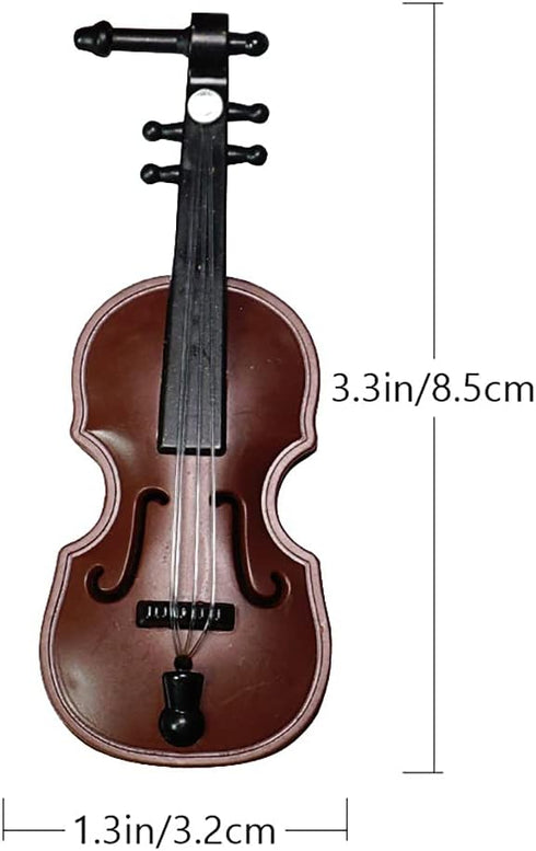 LUOZZY 40 Pcs Miniature Violin Model - Tiny Violin Musical Instrument for Dollhouse Mini Furniture Decoration
