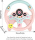 YIYZAOF Kids Steering Wheel Toy for Car Backseat with Light and Music,Suction Cups Base-Interactive Simulated Driving